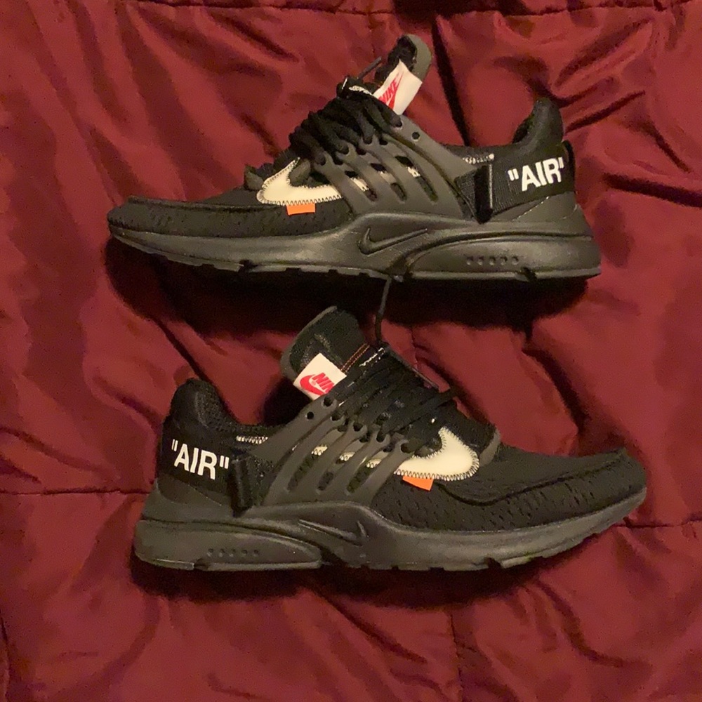 Black off white presto UA *read description*